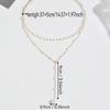 1PC Fashion New Pearl Necklace Women's Personality Y-Shaped Pearl Tassel Stacked Clavicle Chain Necklace