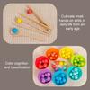 1 Set Arithmetic Math Toy Kit with Beads Chopsticks Spoons Silicone Bowl Number Learning Beads Counting Sorting Toddlers Boys Girls Educational Toy