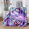 New Genshin Impact Character Solo Cartoon Game Soft Blanket,Soft Throw Blanket for Home Bedroom Bed Sofa Picnic Child Gift