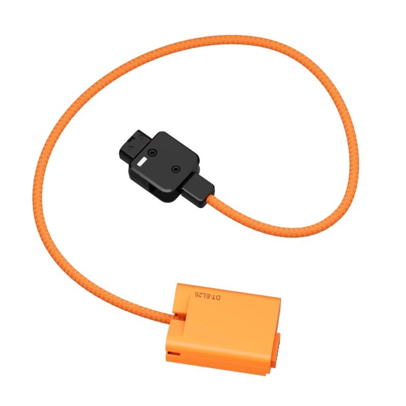 

D Tap To ENEL25 Dummy Battery With 180Degree Rotation For Z50 Z30 ZFC Z50II Cameras Stable 8.4V Output 60cm Cable 1