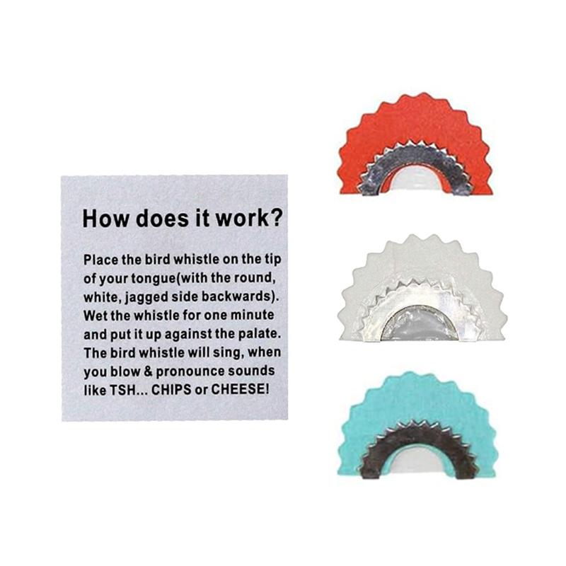 

3 шт. Магический Звуковой Сигнализатор Птиц Внутрь Рта Скрытый Свисток для Птиц Язык Издающий Звук Трюки Розыгрыши Интересные Вещи Забавные Игрушки OneSize