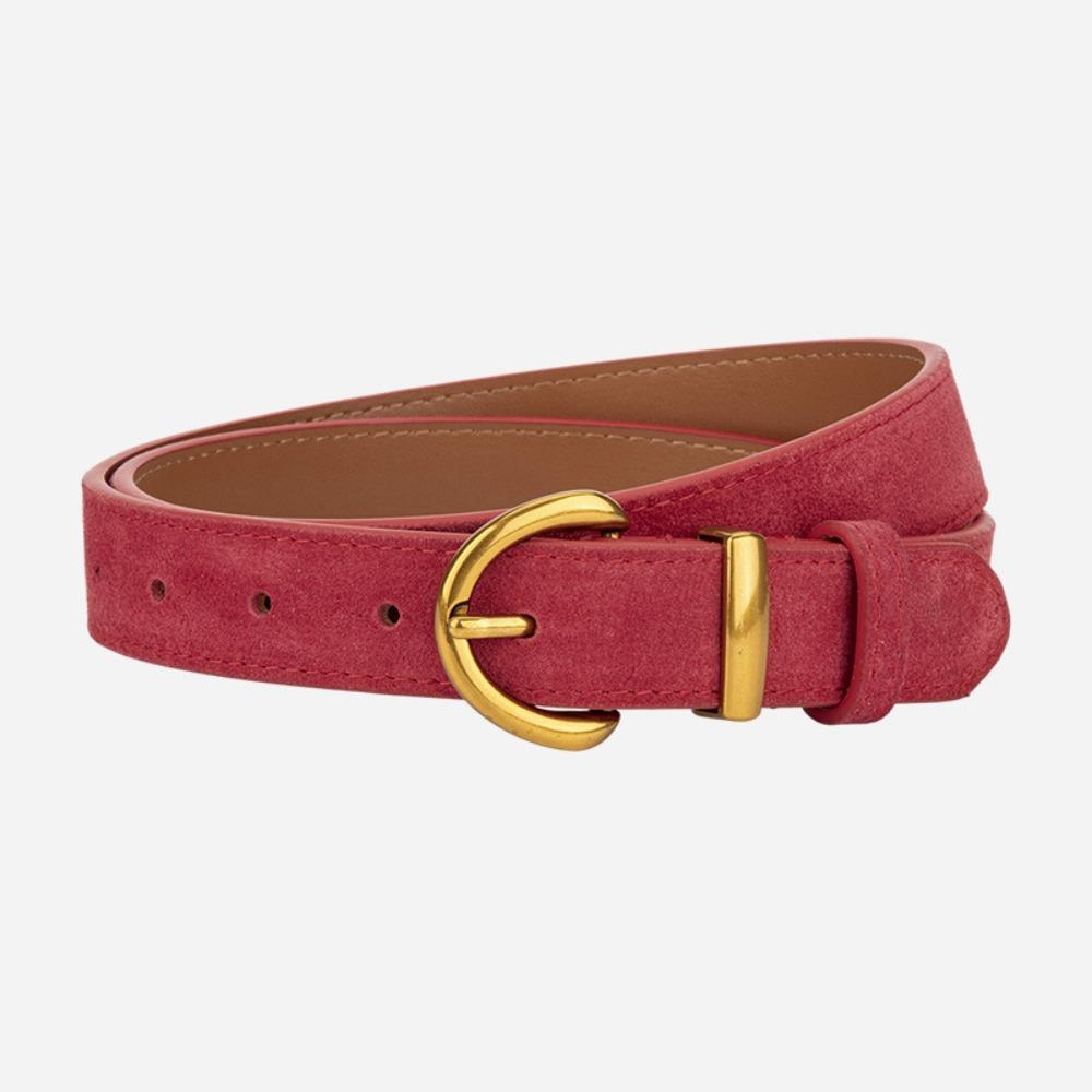 Casual Suede Leather Belt Trendy Business Waist Strap Gifts Trouser Dress Belts