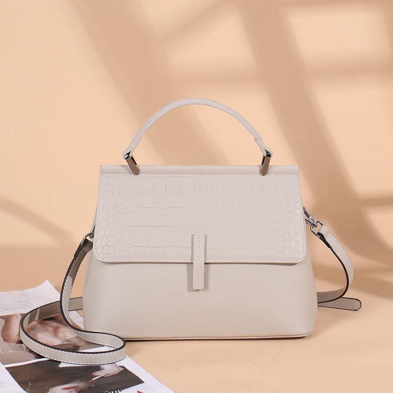 

Women s Bag Leather Fashionable Shoulder Alligator-pattern Difei Top-layer Cowhide Cross-body Handbag 9903