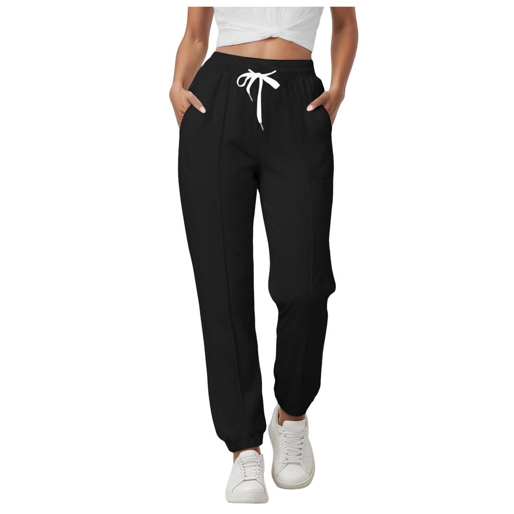 Women Casual Harem Pants Streetwear Tracksuit Pants Summer Bottoms Sweatpants For Women Elastic Jogging Sports Pants
