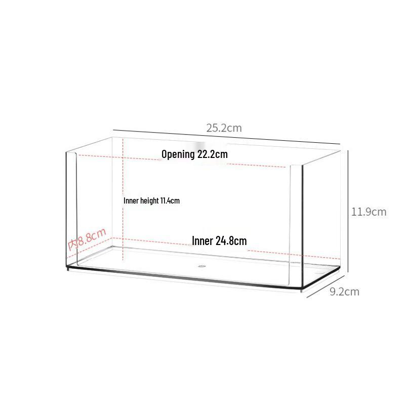Simple Transparent Action Figure Display Shelf - Stackable Layers