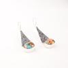 Natural Spiny Oyster Gemstone 925 Sterling Silver Jewelry Handmade Earrings 1.9" EE-165-45