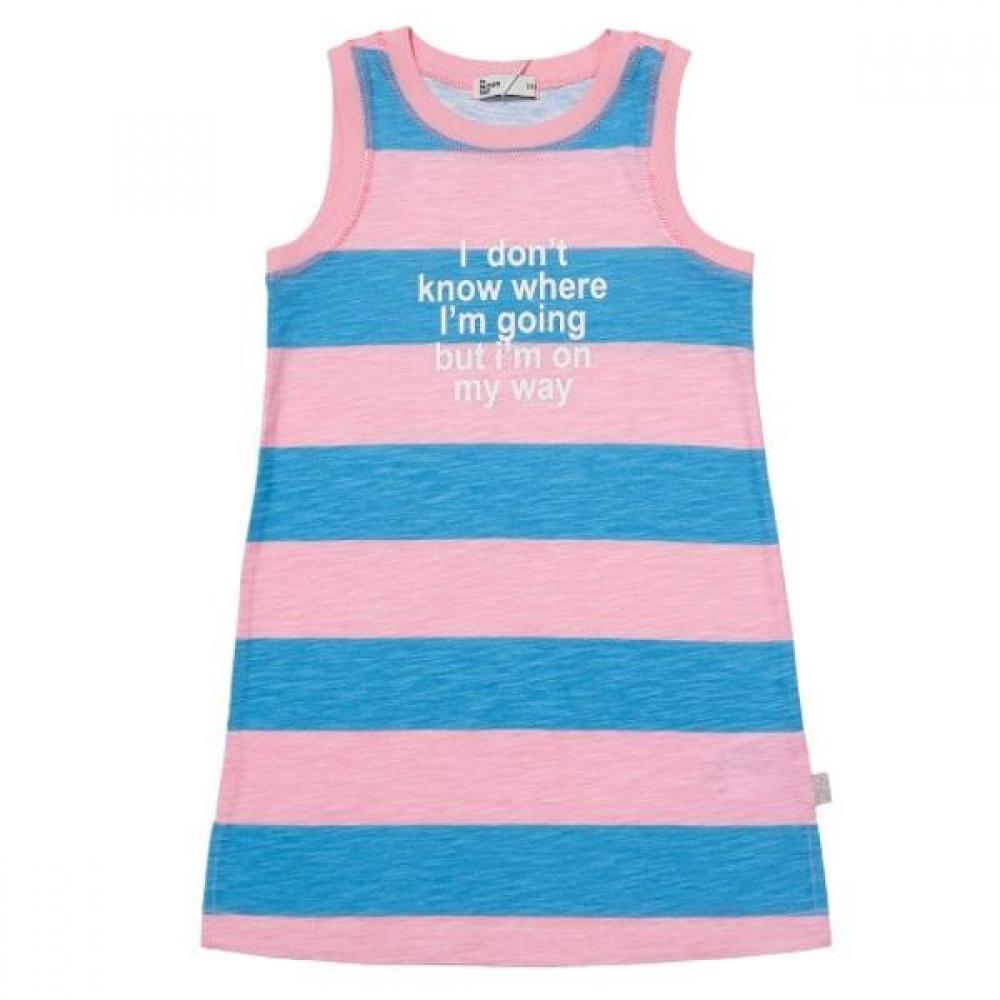 

[comance] Acid Striped Dress C2065o565 Pink/100