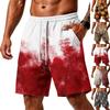 Herren lockere Schichtshorts Halloween-Thema mit Taschen Kordelzug Taille Lässige bedruckte Shorts für den täglichen Gebrauch