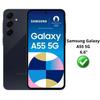 Schutzfolie - Phonillico® - Samsung Galaxy A55 5G - Gehärtetes Glas - 2er-Pack - Kratzfest