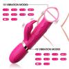 Female Masturbation AV Dildo Vibrator G-spot Rabbit Magic-Wand 10 Vibration Modes Waterproof Masturbator Sex Toy Erotic Massager