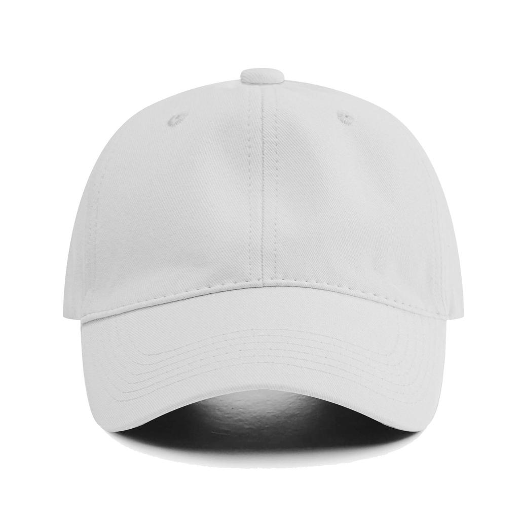Korean & Japanese Style Soft Cotton Baseball Cap - Custom Logo Option