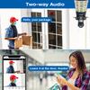 AIOOK Solar Street Light 2in1 Solar Camera Triple Lens HD 15MP WIFI V380 PRO 4G Camera Waterproof Night Vision Two Way Intercom