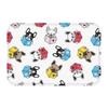 Colorful Puppy Flower Carpet for Living Room Bedroom and Home Decoration - Cartoon Dog Print Pattern Anti Slip Carpet