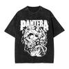 Groove Metal Pandora Band PANTERA Trička Dámská Pánská Prané Horký Lis Potisk Trička Bavlna Krátký Rukáv Top