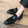 Fashion Italian Moccasins Men Loafers Suede Oxford Classic Original Derbies Shoes Slip-On Wedding Shoes Pointed Toe Dress Leather Shoe