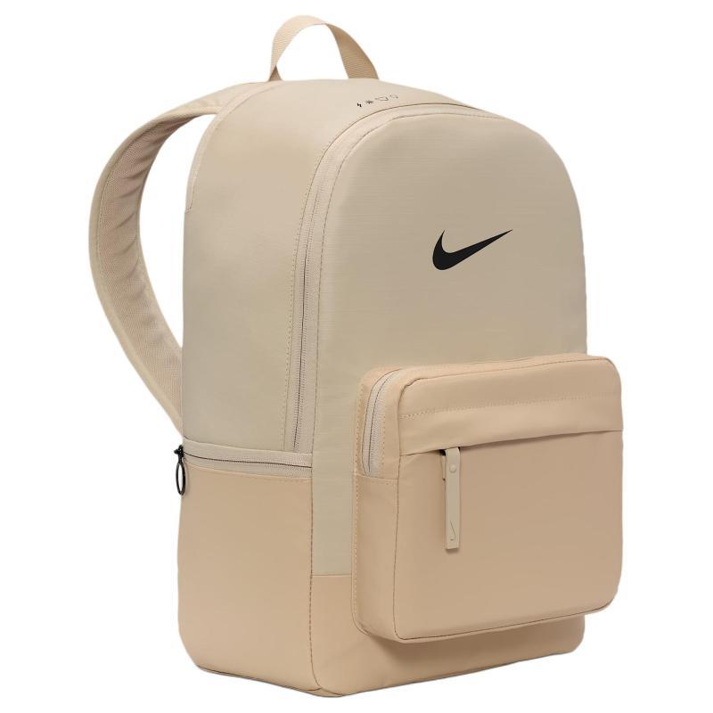 Nike Heritage Fabric Backpack Tubas Unisex Desert Khaki & Black Casual DN3592-253