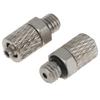 20 Stück M5 4 mm Mini-Pneumatik-Druckluftanschluss, gerader Stecker, Luftschlauch, Schnellmontage