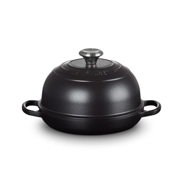 Le creuset cocotte à pain en fonte émaillée 24 cm noir