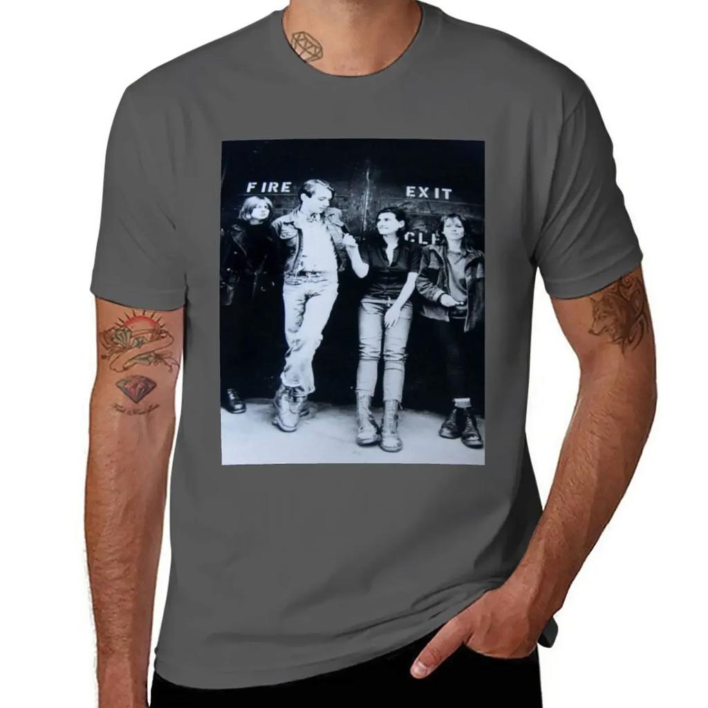 Elastica (Band shot) T-Shirt vintage funnys animal prinfor boys men graphic t shirts