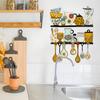 Portaposate con Disegno Cartone Animato, Adesivo Murale Autoadesivo, Magnete Decorativo per Frigorifero per Conservazione Posate in Cucina, Decorazione per Casa e Ristorante