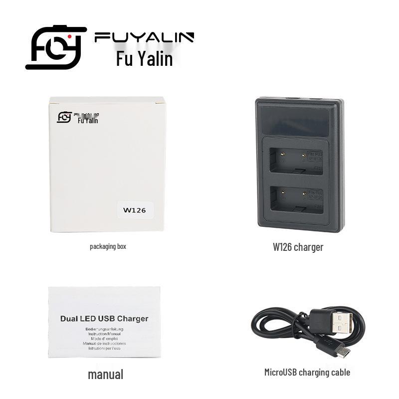 NP-W126 Charger for Fujifilm XT30, X100V, XS10, XT3, XA7, XE4, XPRO3