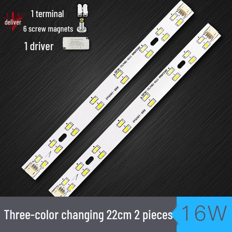 Three-Color LED Strip Light Panel for Living Room Ceiling