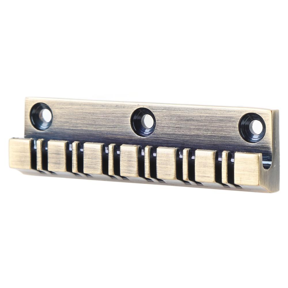Bronze Farbe 12 Saiten Gitarrenbrücke Gitarrenbrücke Ersatz Für 12 Saiten Elektrische Gitarren