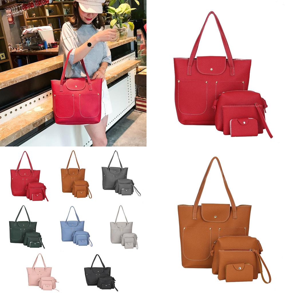 Elegant New Women Handbag Set Premium Leather Shoulder Bags With Timeless Design