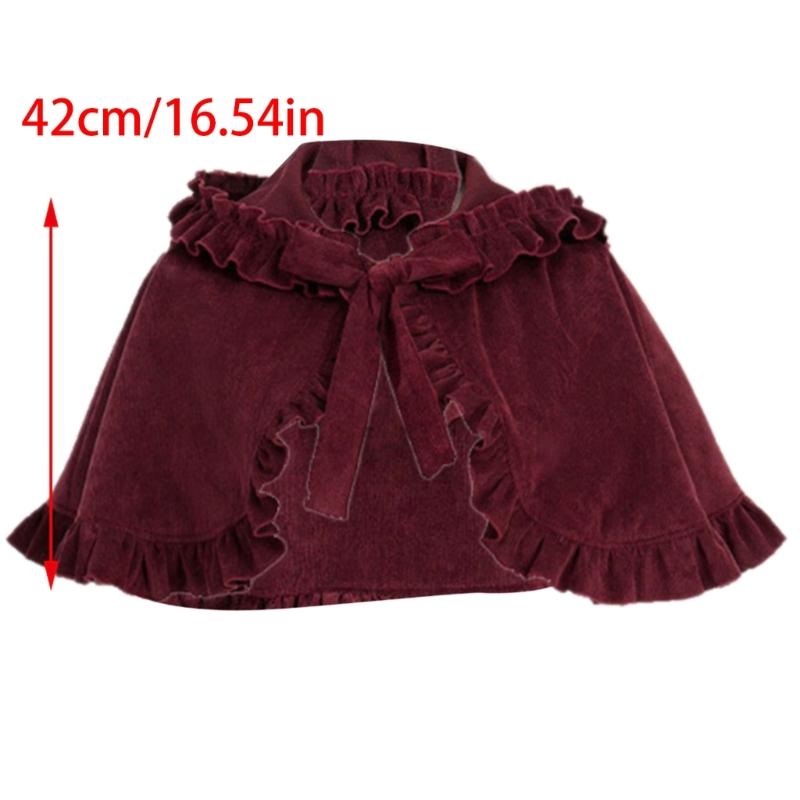 Luxurious Velvets Christmas Cloak Stage Performances Shawl Warm Winter Accessory for Men and Women