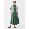 [Beams Boy] skirt boy big tartan ladies GREEN FREE 13270113803