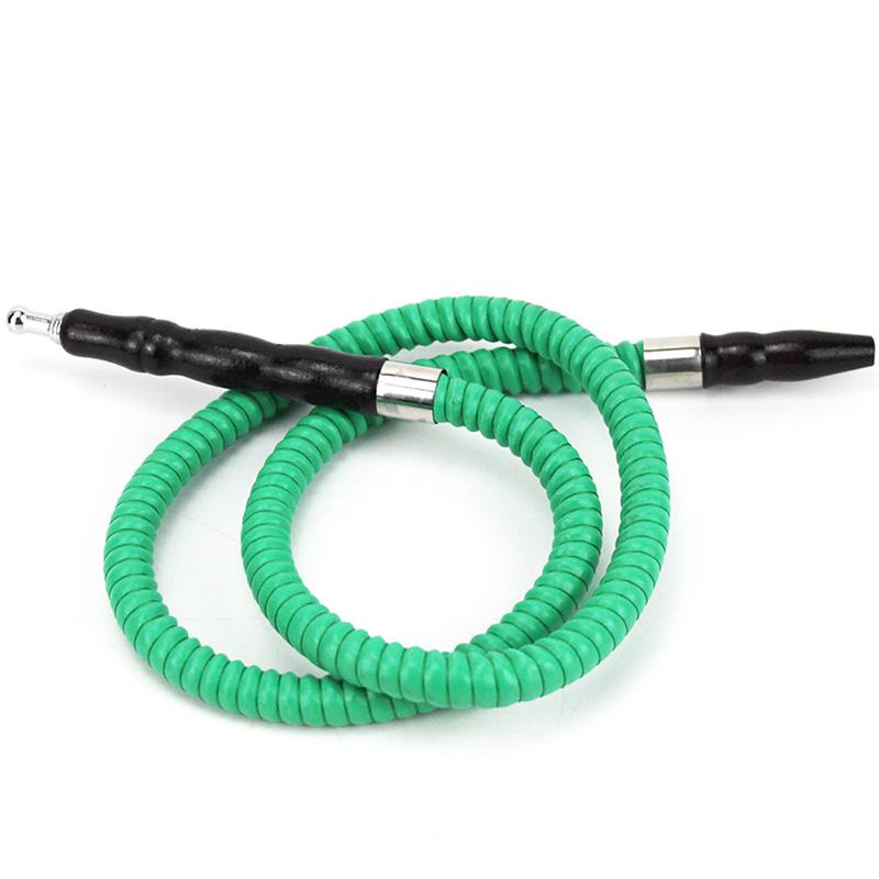 2024 New Style Hookah Hose include Wooden Stem Smoking Pipe Nargile Sheesha Narguile Shisha Hose Hookah Accessories