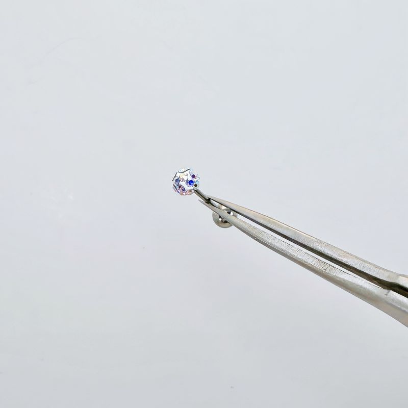 

22 Ding Mu Cat s Paw Bone Stud Earrings Female XINGX Ear Bone Stud Titanium Steel Ear Ear Bone Pin Rhinestone Eardrop Earring Earrings 1# colorful diamond ball earrings