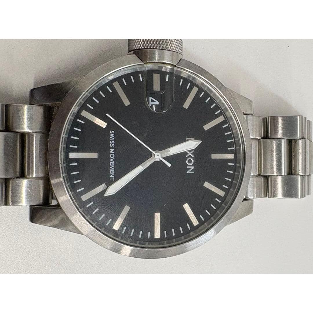Used NIXON watch stainless steel quartz