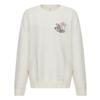 Reebok Looney Tunes Bestickter Langarm Pullover Sweatshirt Unisex Oberteile Rosa Weiß HM3546