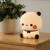 Cartoon Panda Night Light LED Lamp Touch Control Dimmable Soft Lighting Flicker Free Novelty Animal Touch Night Lamp