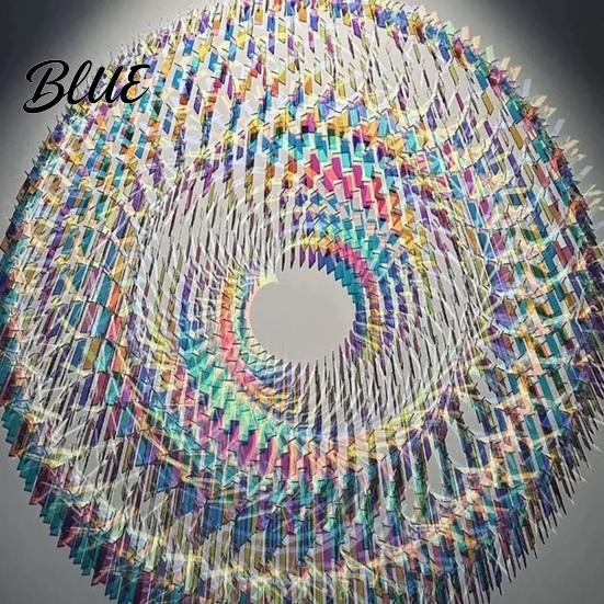 Embellishment Supplies 300/500Pcs Mini Iridescent Acrylic Squares Translucent Holographic Tiles Rainbow Mosaic Pieces Sheets for Art DIY