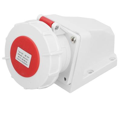 Industriestecker IP67 Wasserdicht 4-polig 32A 3P E Aufputz-Industriesteckdose 380-415V