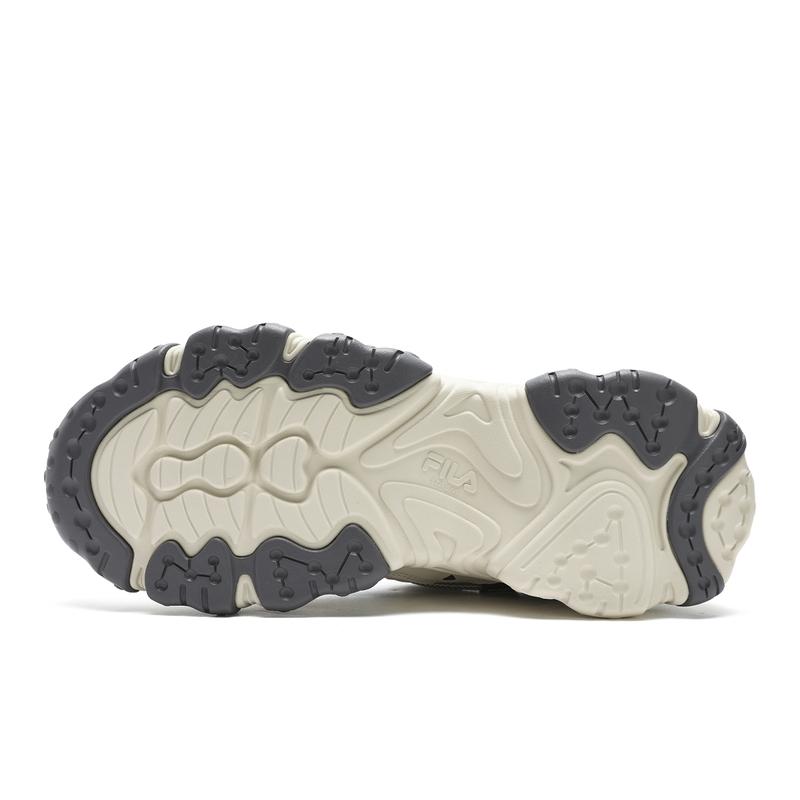 FILA Running Comfortable Versatile Durable Sweat-Absorbing Lightweight Low-Top Running Shoes Men sneaker White Gray F12M442115FAG