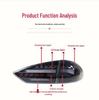 Ford Mondeo 19-21 Taillight Assembly LED Dragon Scale DRL with Sequential Turn Signal