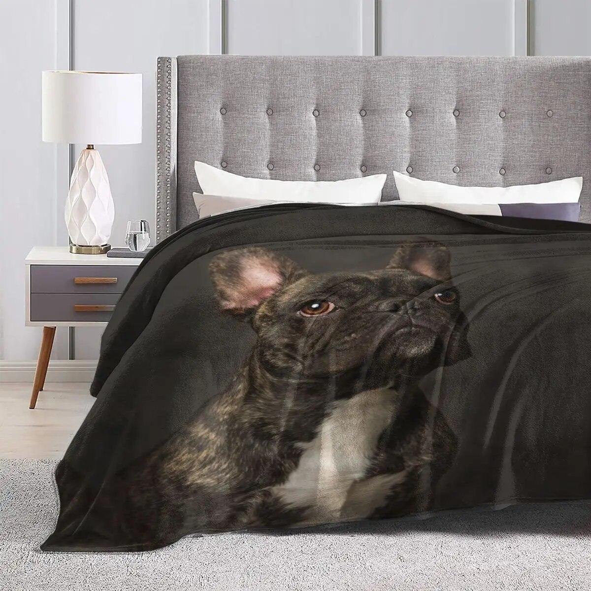 Одеяло с французским бульдогом — фото 4