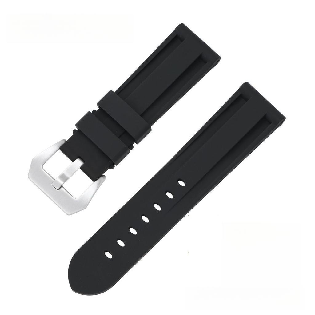 20mm 22mm 24mm 26mm Mäkký silikónový remienok na hodinky pre Panerai Univerzálny remienok Pánsky farebný gumový remienok na smart hodinky pre hodinky Samsung Huawei