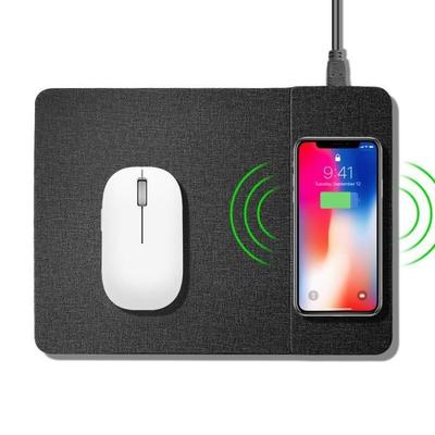 Mouse Pad - E.F.CONNECTION - Qi Wireless Charger - Non-slip - 2 In 1 - Compatible Samsung
