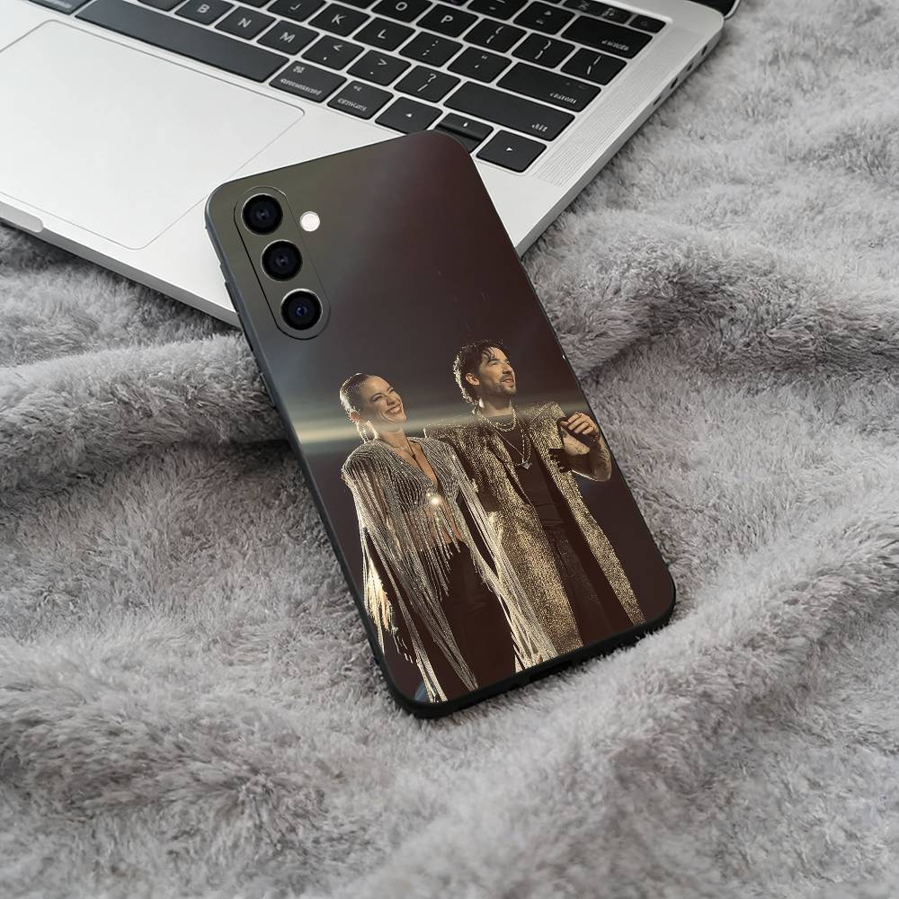 

Q-Queen of Flow -La Reina D-Del Flow Black Soft Silicone Phone Case for Samsung Galaxy A73, A71, A72, A70, A53, A52, A51 Samsung a70