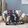 Charlie Kirk Freedom Signature Blanket Multiple Sizes Super Soft and Warm A True Patriot Throw Blankets for Sofa Couch and Bed
