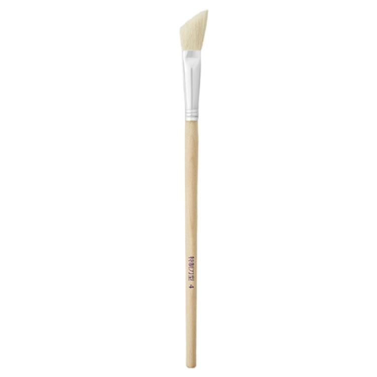 Acrylic Paint Brush Mop Brush for Blending, Goat Hair Brush Wood Handle Artist Brush for Acrylic Watercolor Oil Painting