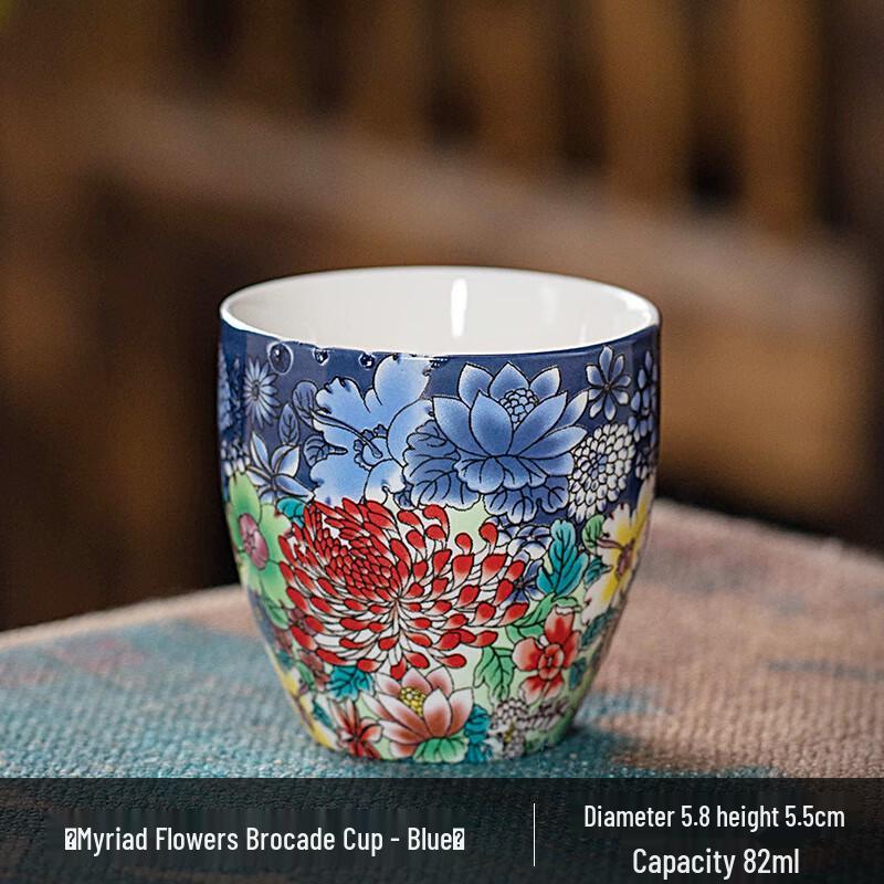Chaxun Enamel Ceramic Master Tea Cup