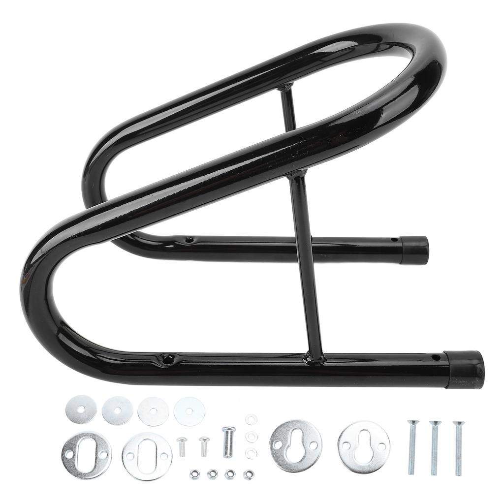 5.5 Inch Motorcycle Wheel Chock Kit with Installation Hardware Easy To Remove for Trailer Truck Bed