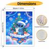 Disney Christmas Stitch Oil Painting Hand Painting Coloring Painting Handmade Diy Home Decoration Gift