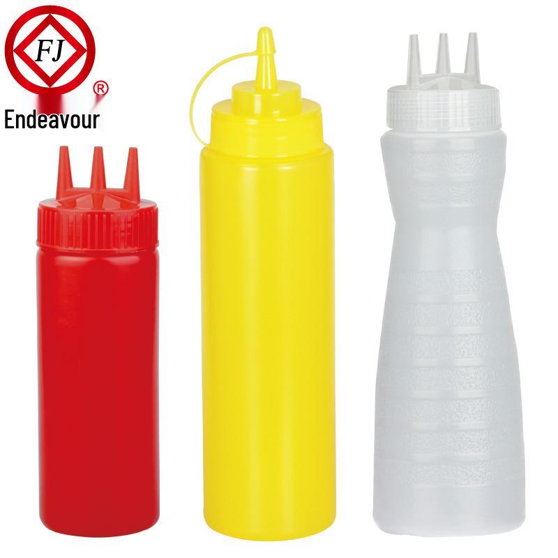 Available: Multi-use Sauce Squeezing Bottle with Pointed Spout for Ketchup, Salad Dressing, and More.