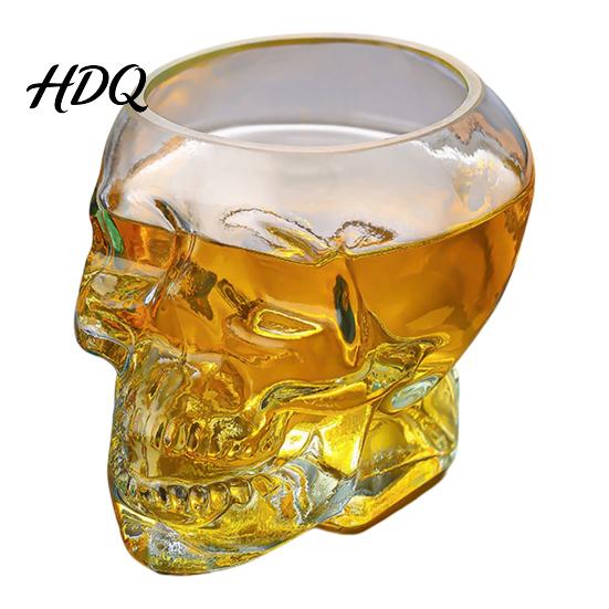 Contenitore per Vino alla Frutta a Forma di Teschio Decanter in Vetro Bottiglia Whiskey Gotica 3D con Tappo Unico Tappo Regalo Dispenser Liquori Novità per